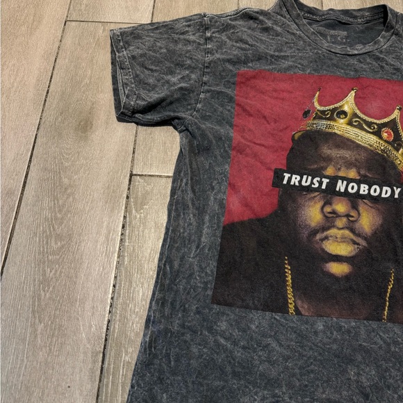 Men's The Notorious B.I.G. Trust Nobody Graphic T-Shirt Size Large - Picture 5 of 7